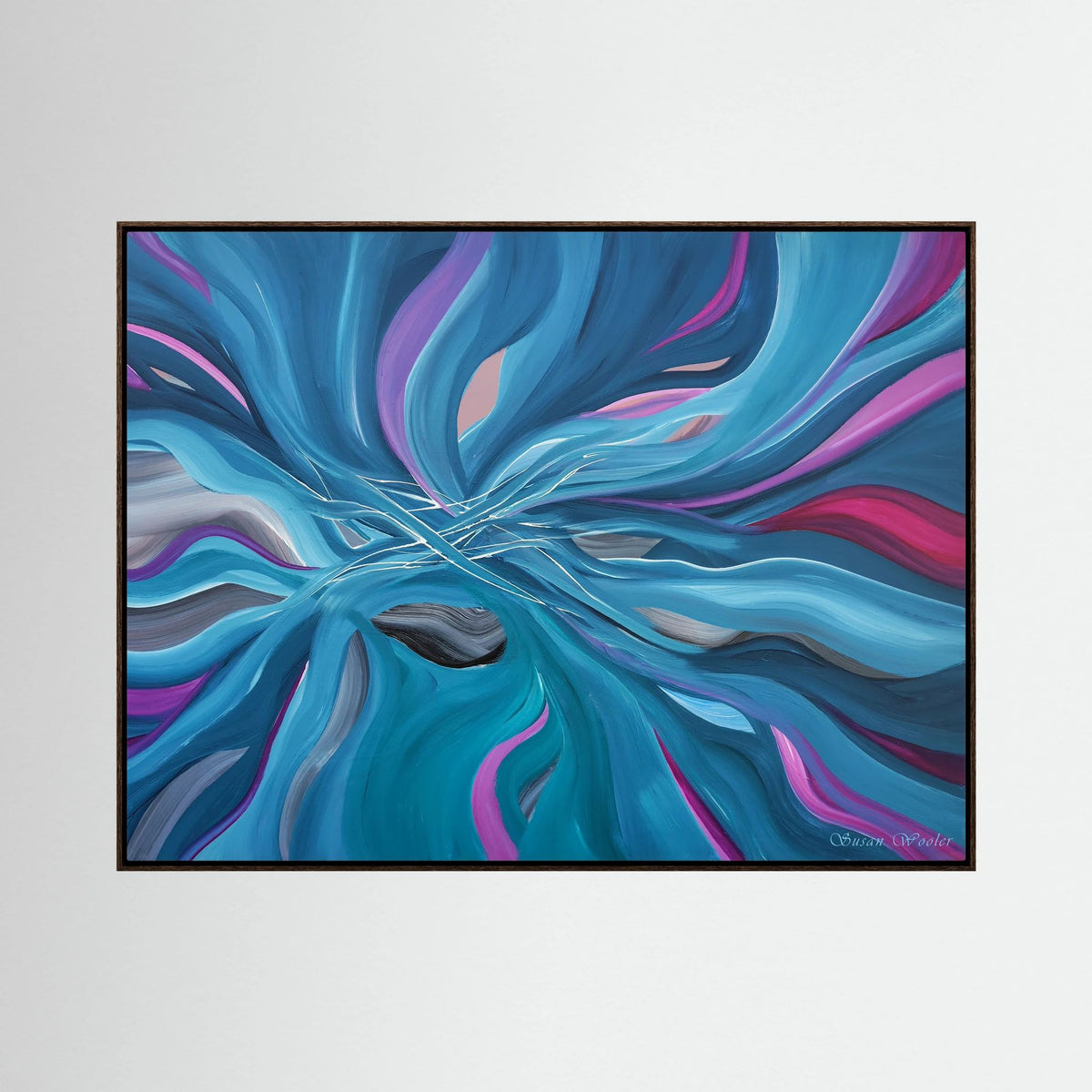 Luminescence - Framed Canvas Print