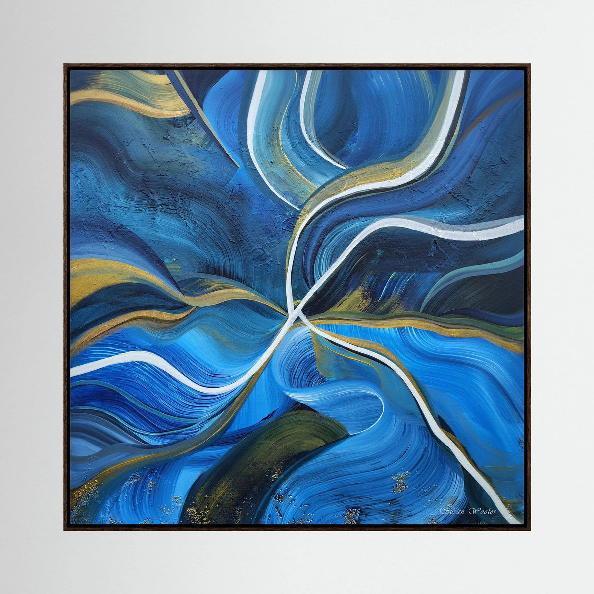 Cadence - Framed Canvas Print