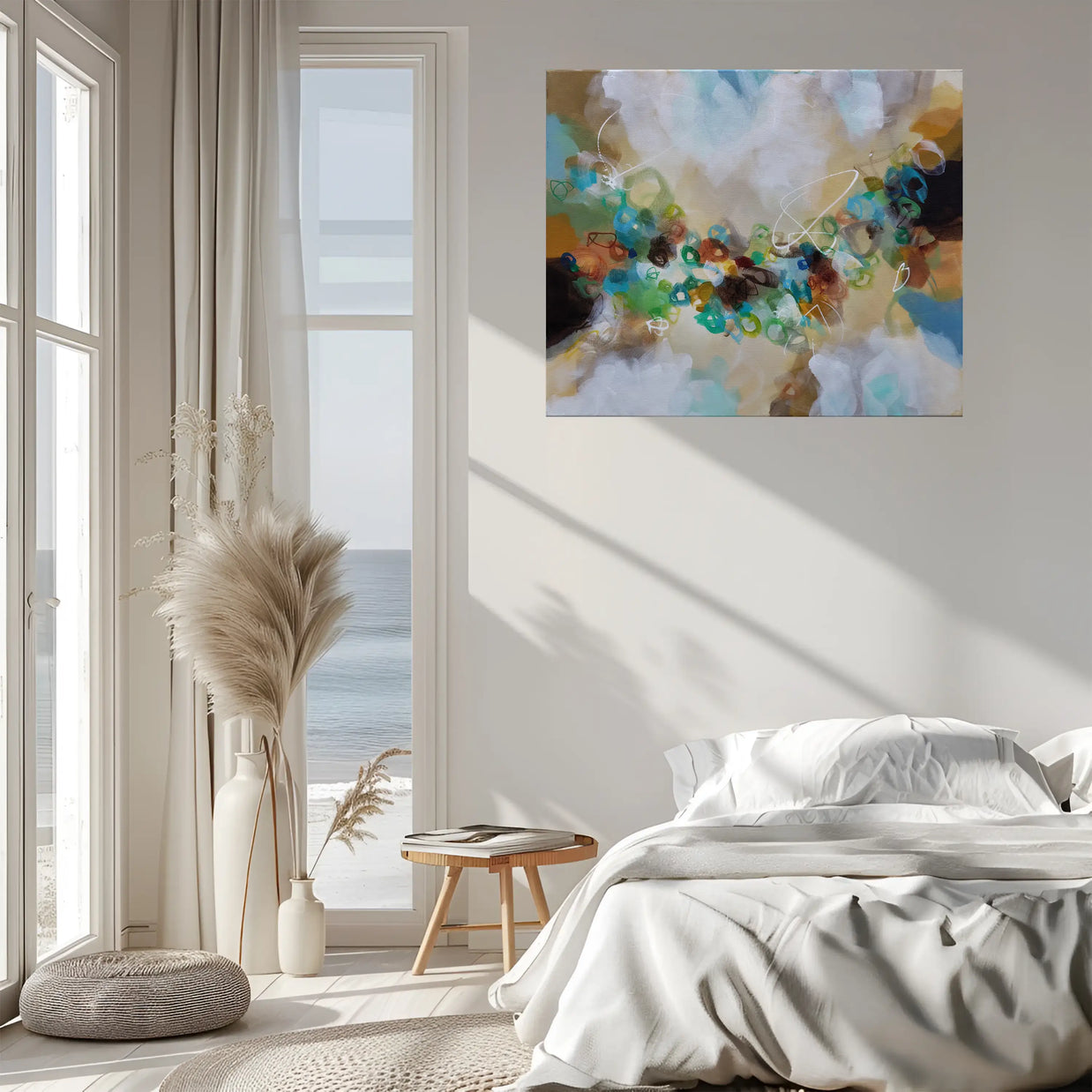 Golden Nectar III - Original Painting by Susan Wooler
