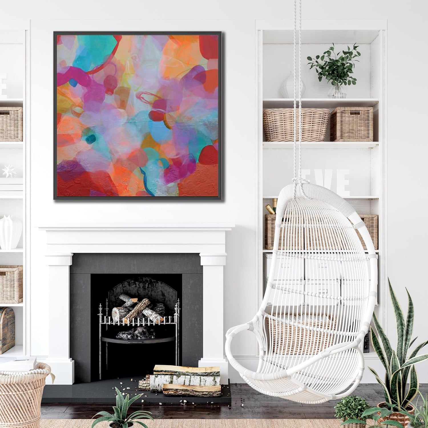 Just Within Reach - Framed Canvas Print by Susan Wooler
