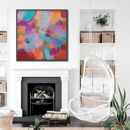 Just Within Reach - Framed Canvas Print by Susan Wooler