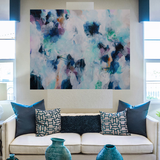 SOLD Below the Clouds - Original Painting by Susan Wooler
