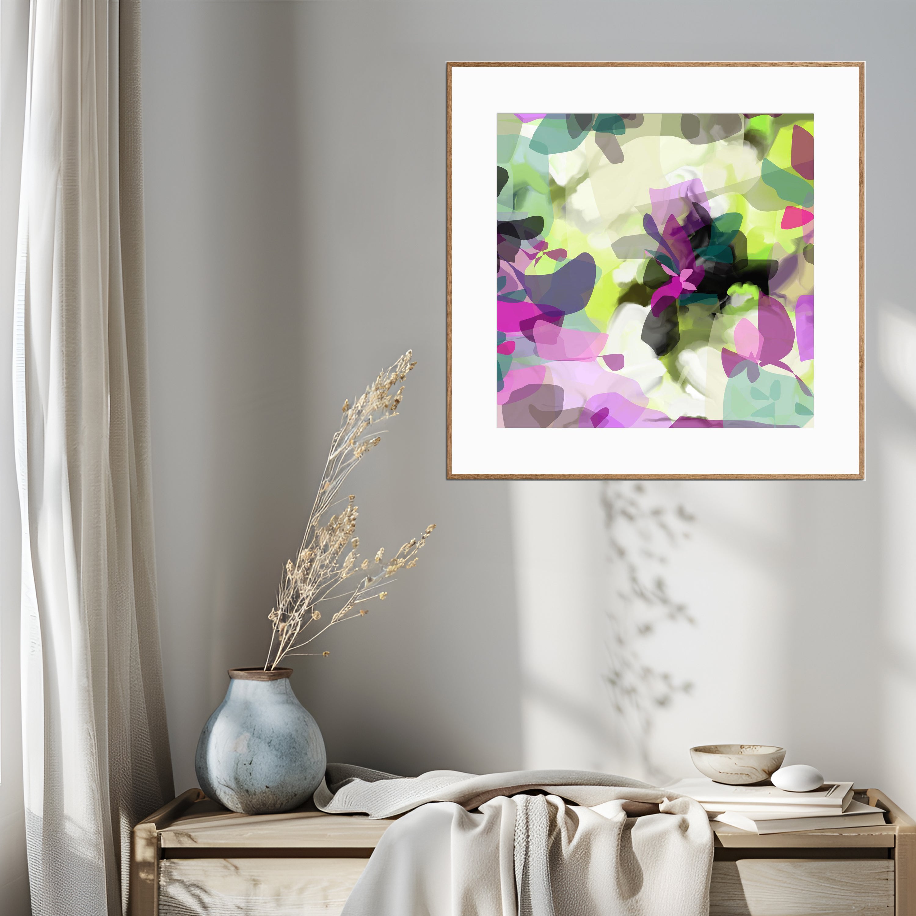 Tropical Palm I - Framed Print on Paper by Susan Wooler