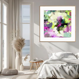 Tropical Palm I - Framed Print on Paper by Susan Wooler
