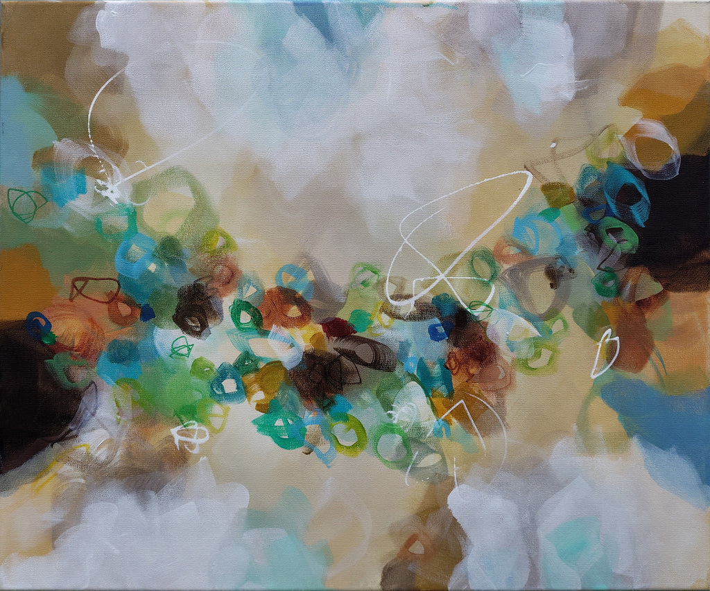 Golden Nectar III - Original Painting by Susan Wooler