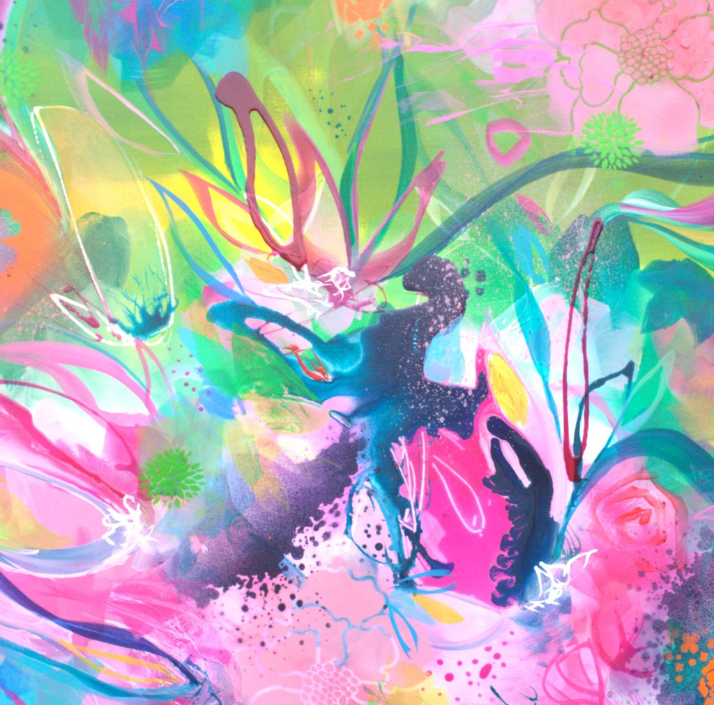 Feel As Free As The Wildflowers - Original Painting by Susan Wooler