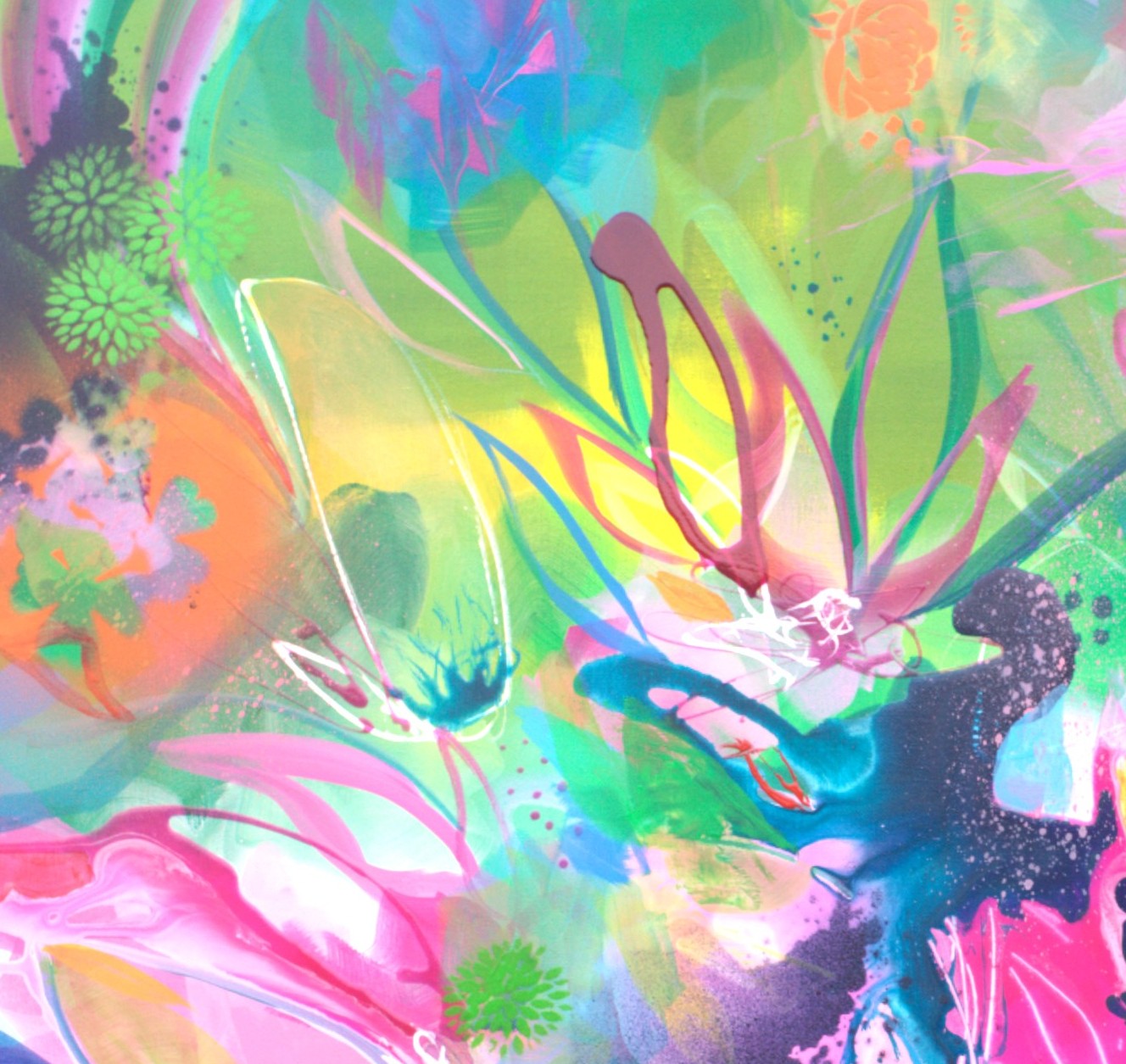 Feel As Free As The Wildflowers - Original Painting by Susan Wooler