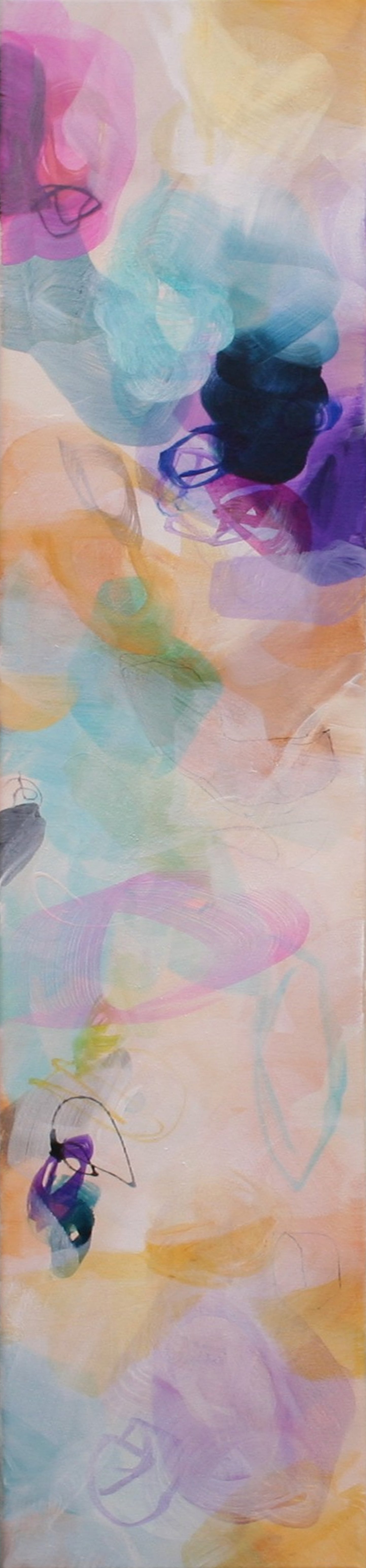 Flowers In The Wind - Original Painting by Susan Wooler