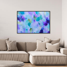 Lavender Dreams - Framed Canvas Print by Susan Wooler