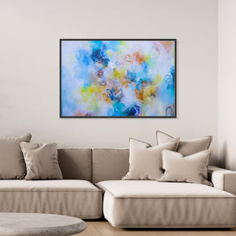 A thousand moments - Framed Canvas Print by Susan Wooler