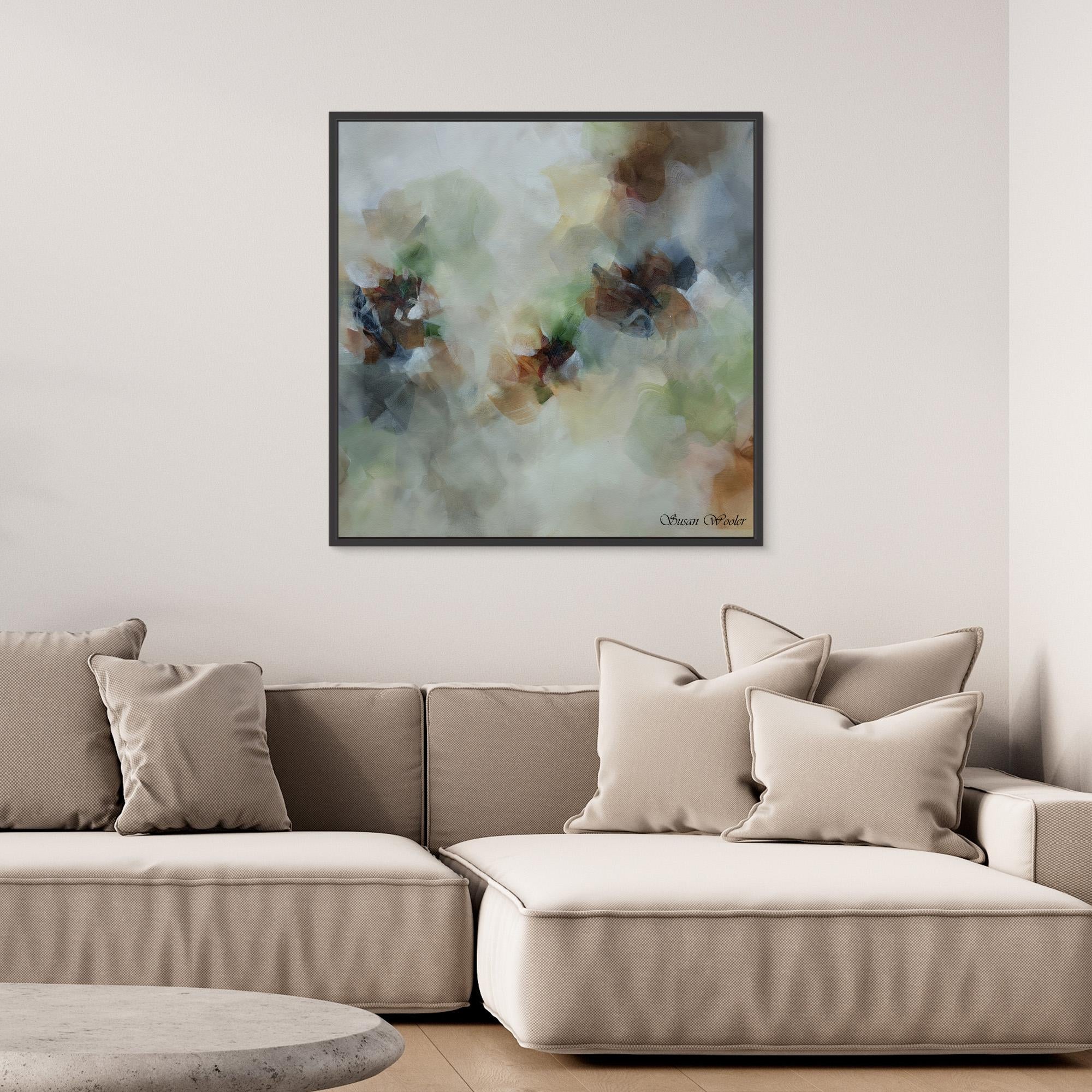 Earth Echoes - Framed Canvas Print by Susan Wooler