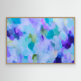 Lavender Dreams - Framed Canvas Print by Susan Wooler