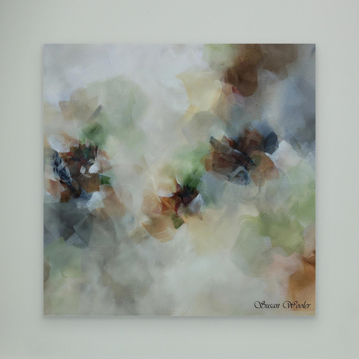 Earth Echoes - Framed Canvas Print by Susan Wooler