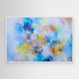 A thousand moments - Framed Canvas Print by Susan Wooler