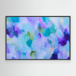 Lavender Dreams - Framed Canvas Print by Susan Wooler