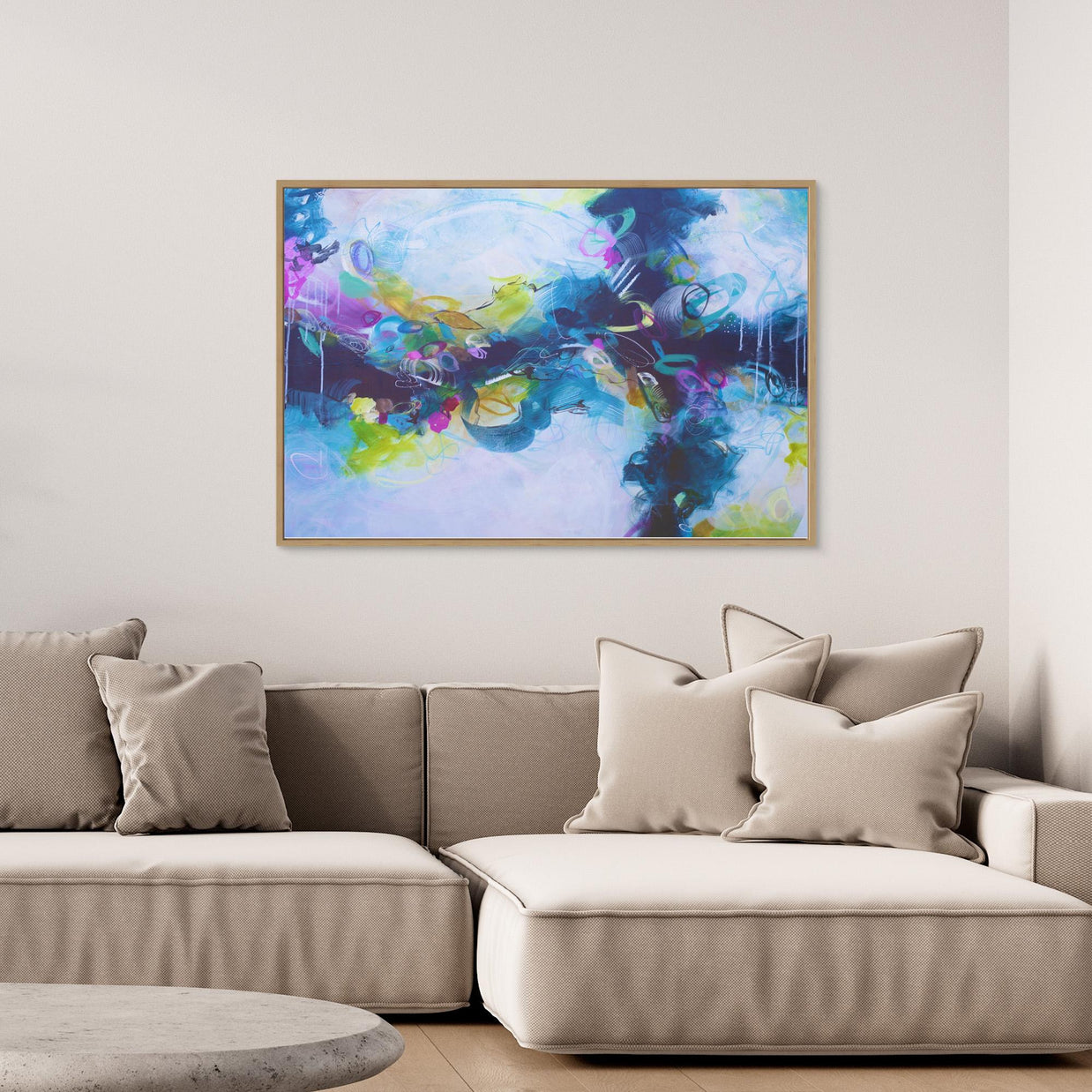 Wild Nights - Framed Canvas Print by Susan Wooler