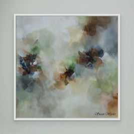 Earth Echoes - Framed Canvas Print by Susan Wooler