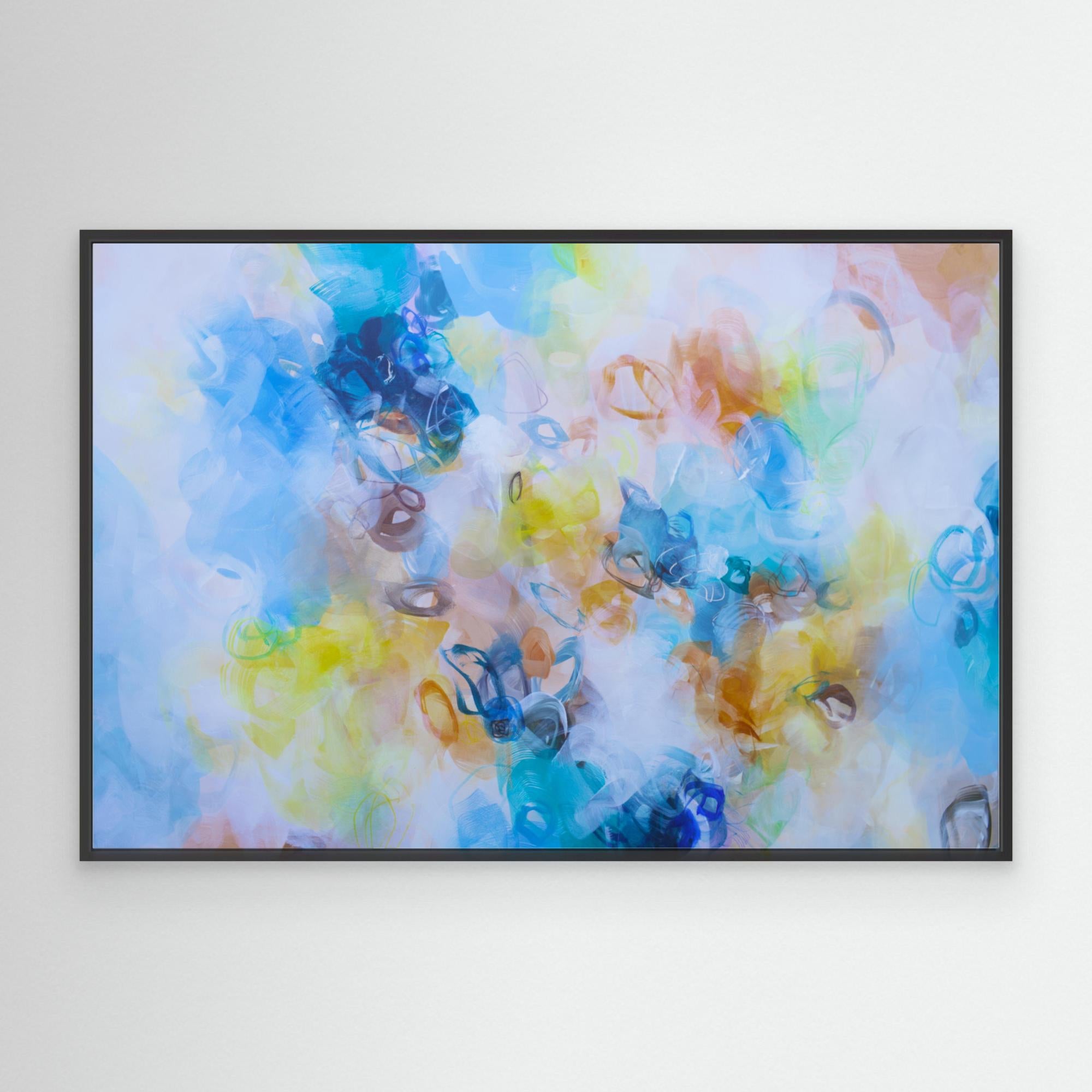 A thousand moments - Framed Canvas Print by Susan Wooler
