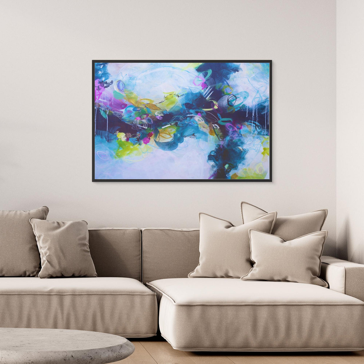 Wild Nights - Framed Canvas Print by Susan Wooler