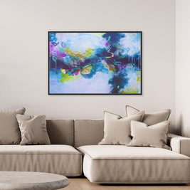 Wild Nights - Framed Canvas Print by Susan Wooler
