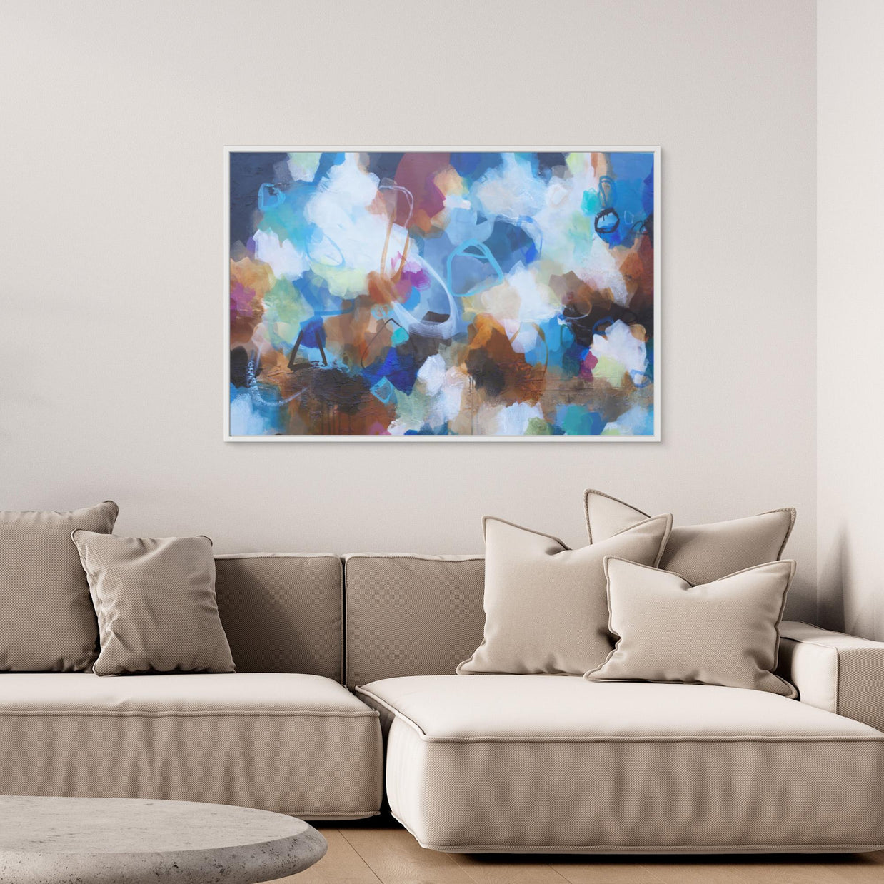 Feel The Earth Beneath Your Feet - Framed Canvas Print by Susan Wooler