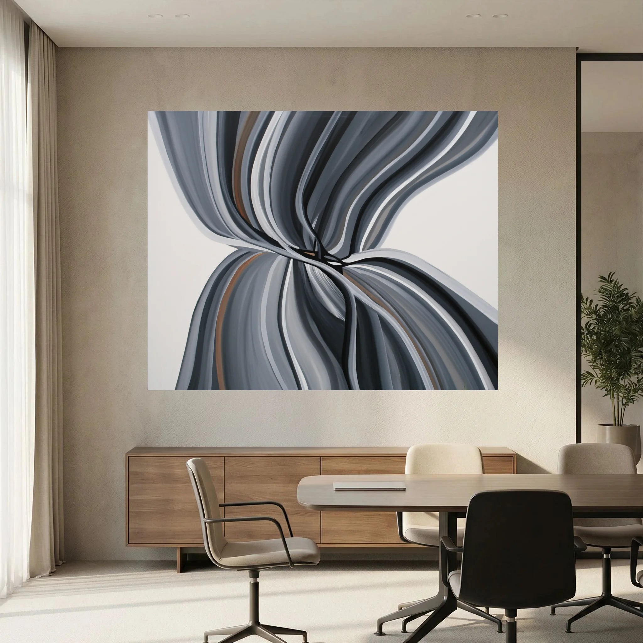 XXL Structural Flow - Original Painting by Susan Wooler