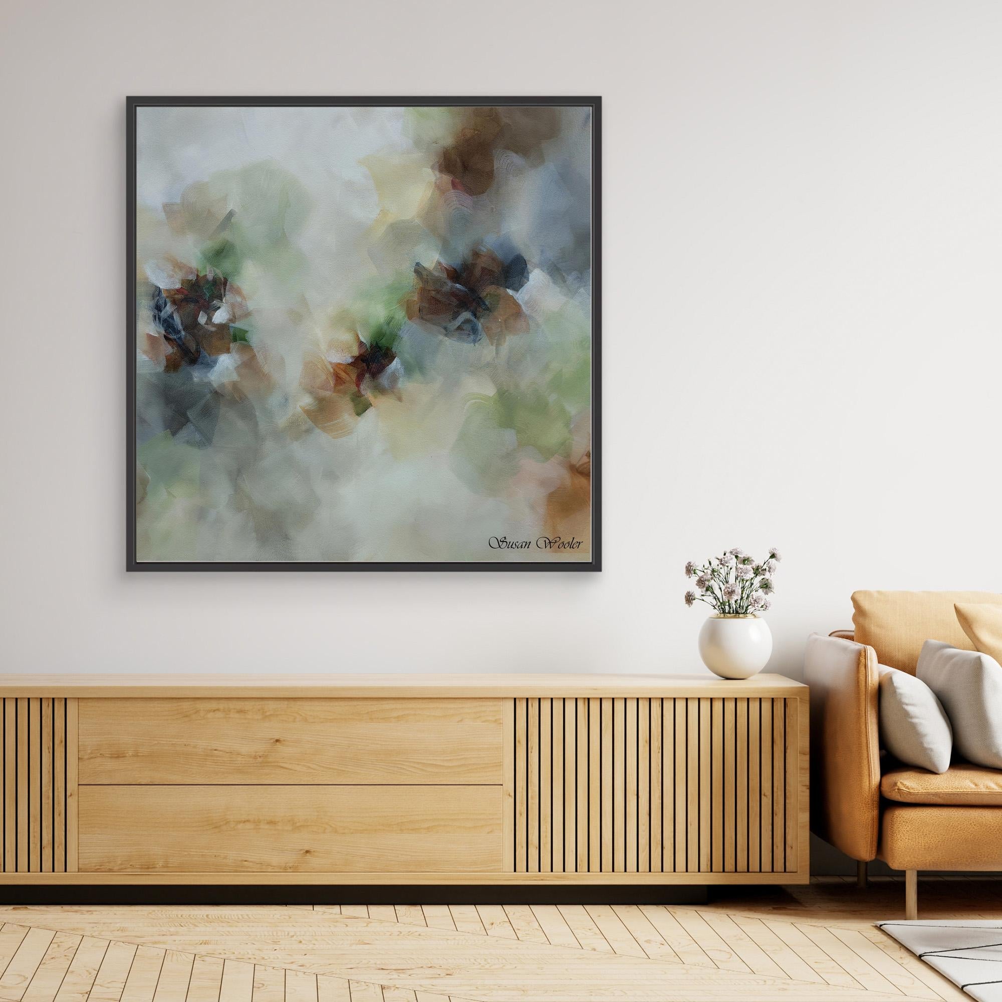 Earth Echoes - Framed Canvas Print by Susan Wooler