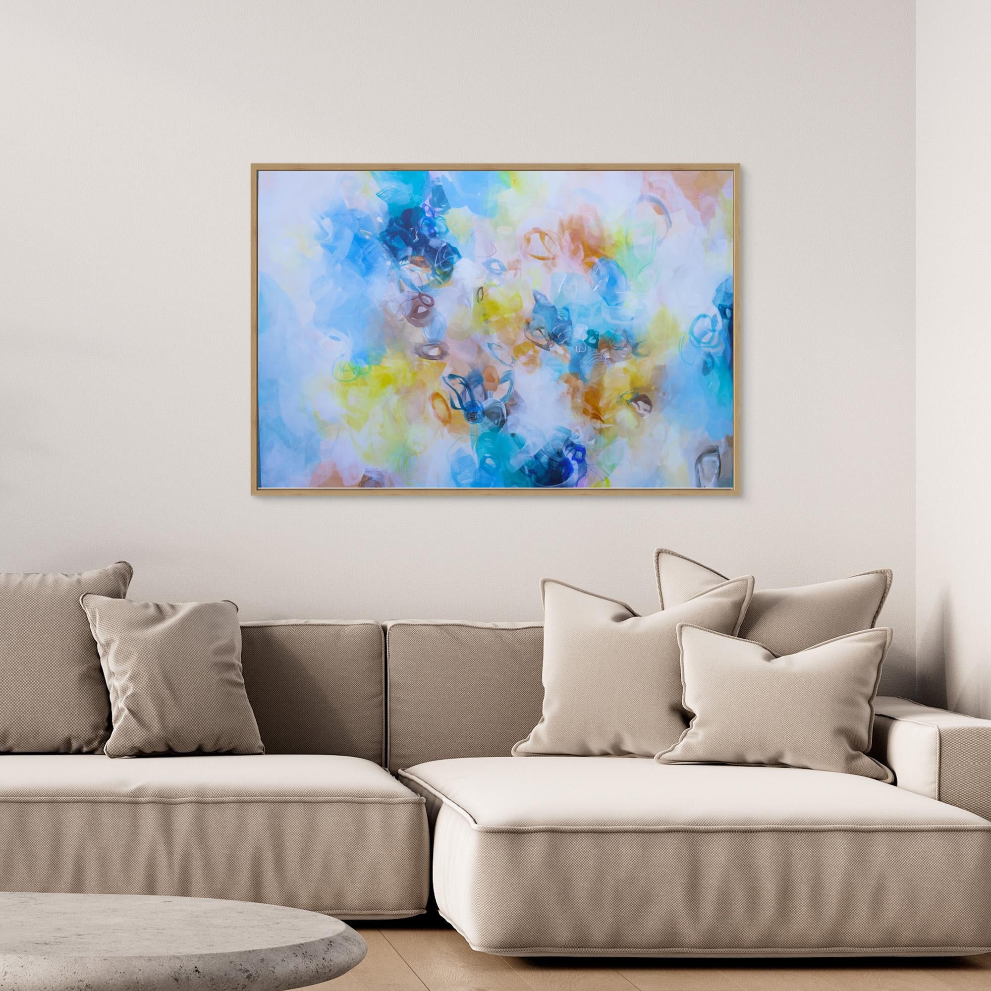 A thousand moments - Framed Canvas Print by Susan Wooler