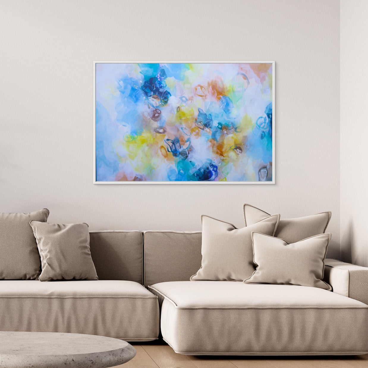 A thousand moments - Framed Canvas Print by Susan Wooler
