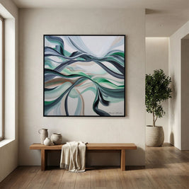 Undulation - Framed Canvas Print