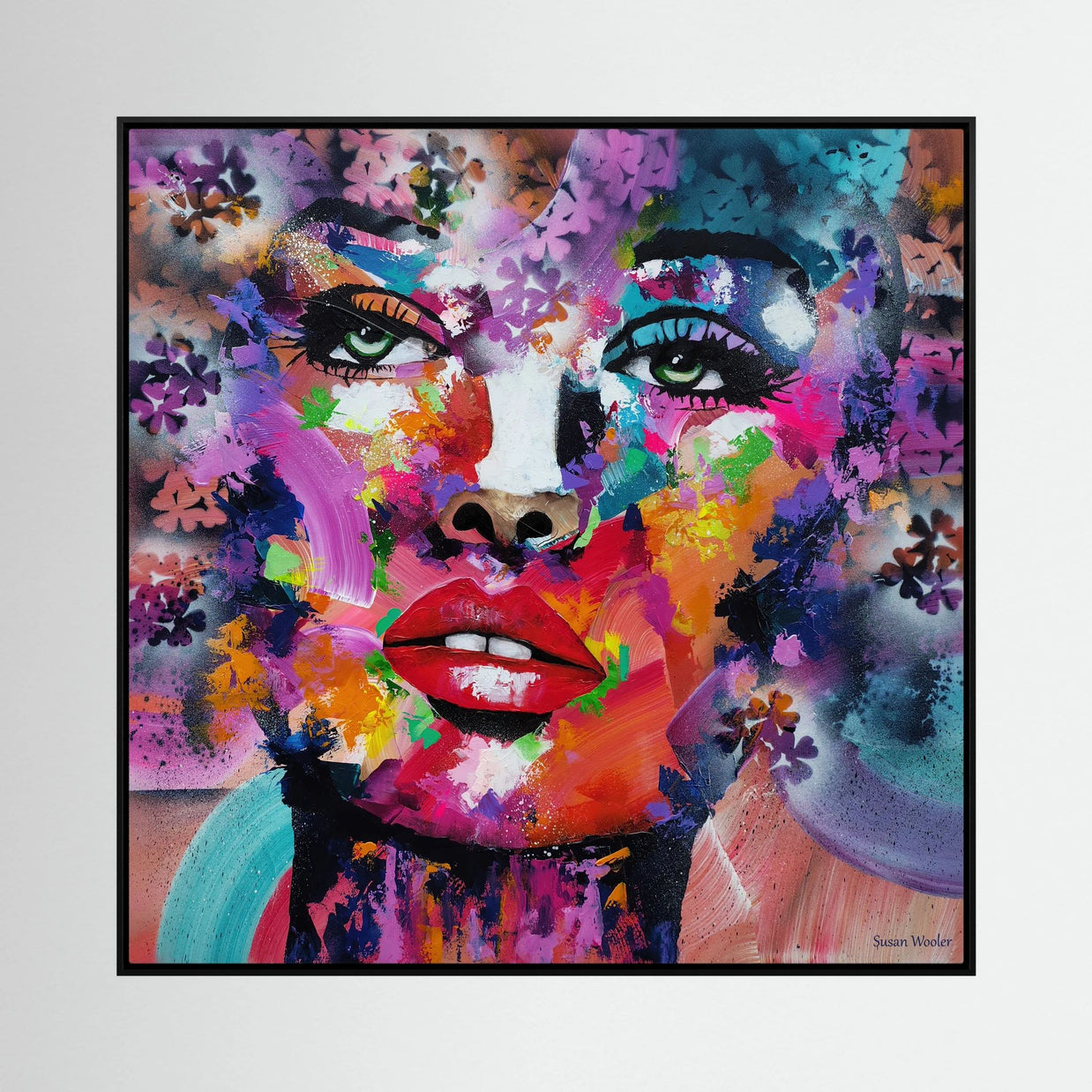 Spectrum of a Soul - Framed Canvas Print