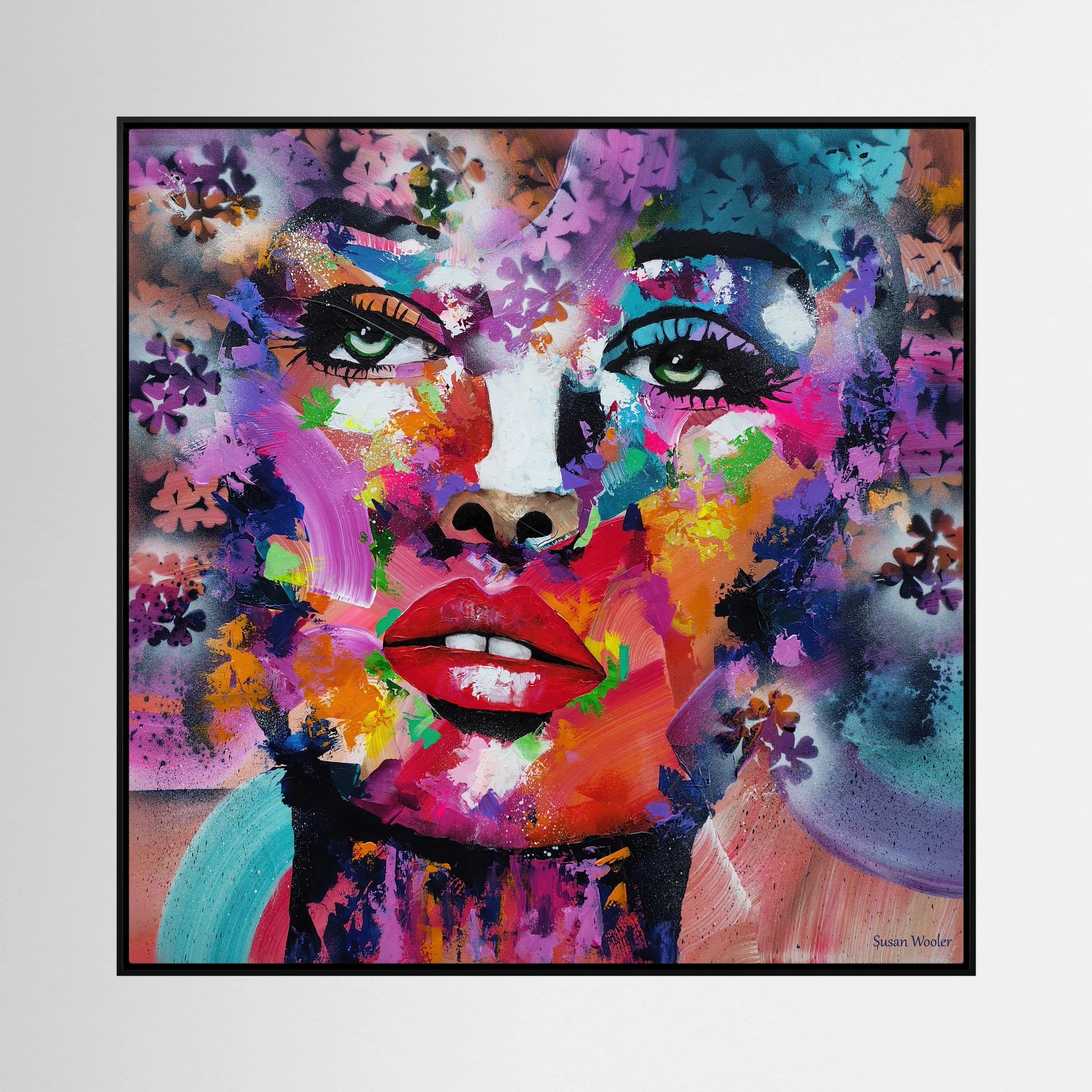 Spectrum of a Soul - Framed Canvas Print