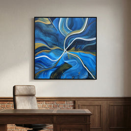 Cadence - Framed Canvas Print