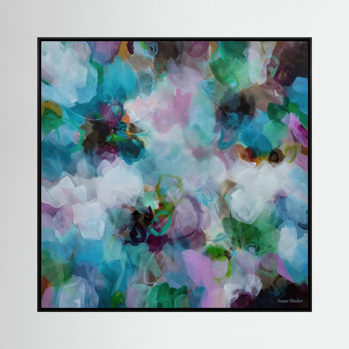 Breathe - Framed Canvas Print