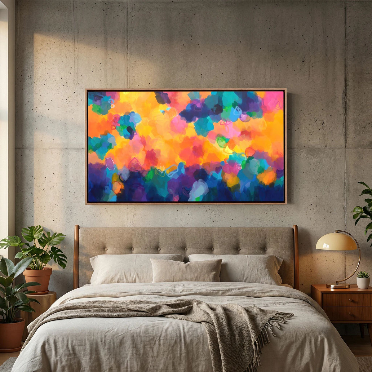 Golden Sands - Framed Canvas Print
