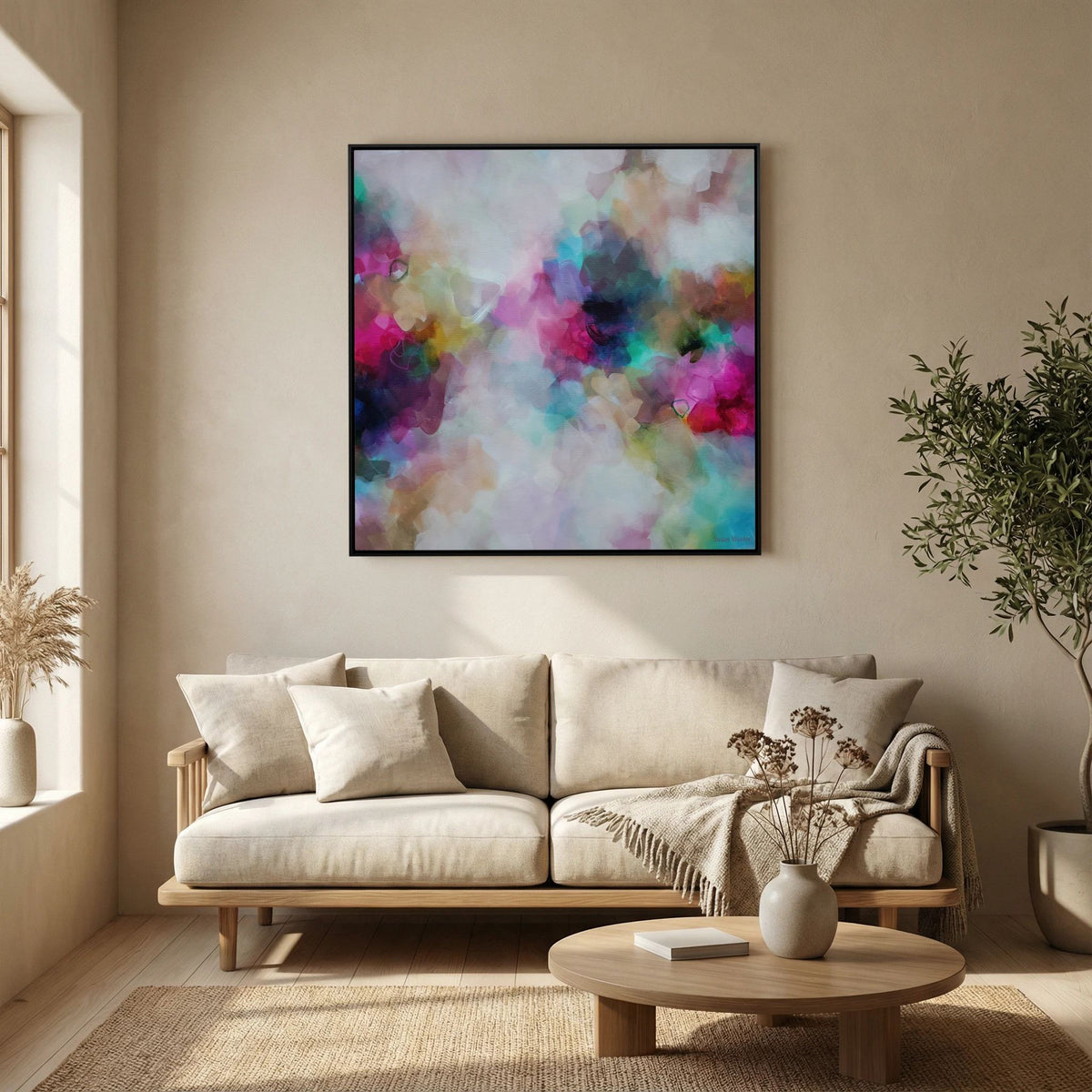 Douceur de Vivre - Framed Canvas Print
