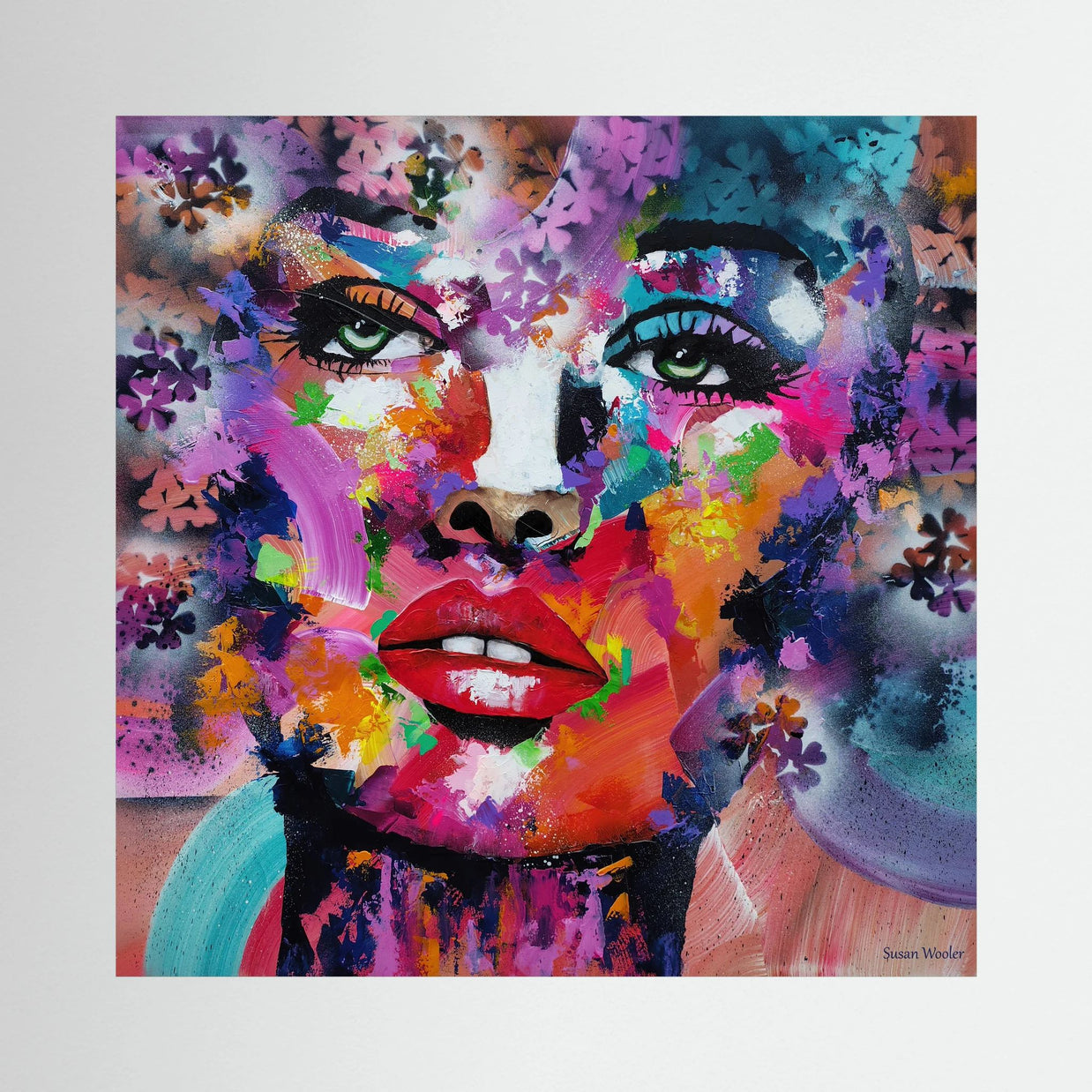 Spectrum of a Soul - Framed Canvas Print