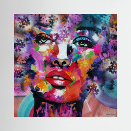 Spectrum of a Soul - Framed Canvas Print