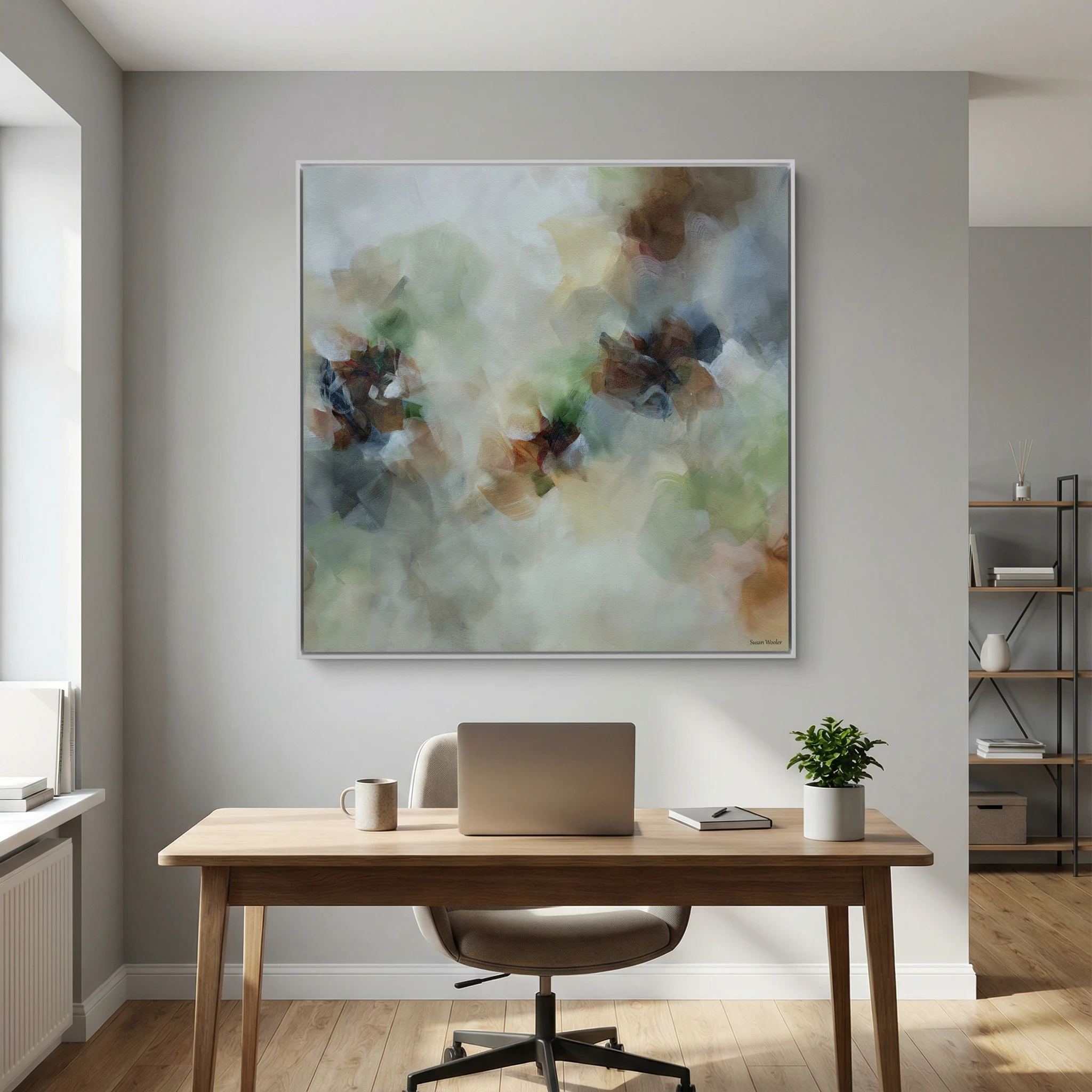 Earth Echoes - Framed Canvas Print
