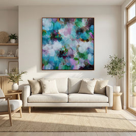 Breathe - Framed Canvas Print