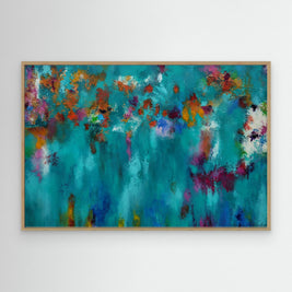 Where the Ridge Meets the Deep - Framed Canvas Print