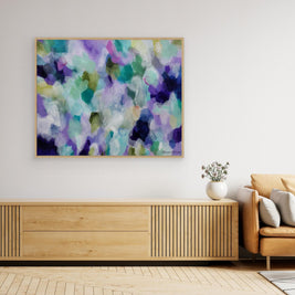 Lavender Dreams II - Framed Canvs Print by Susan Wooler