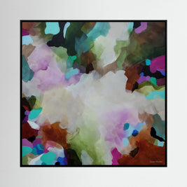 Movement in Colour - Framed Canvas Print