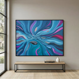 Luminescence - Framed Canvas Print