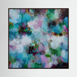 Breathe - Framed Canvas Print