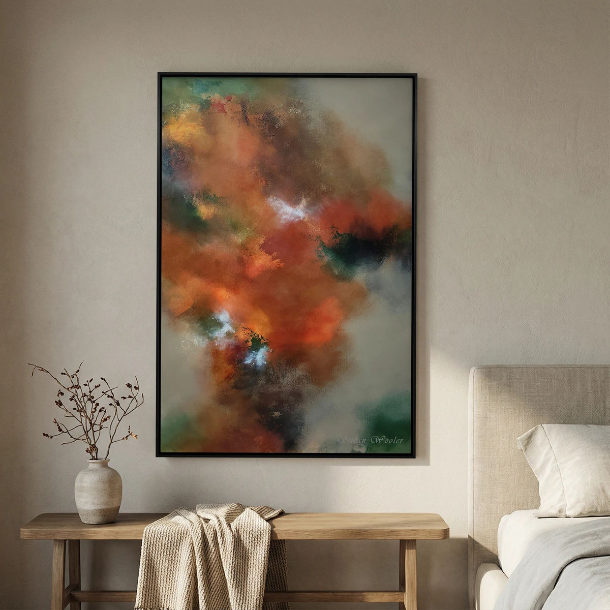 Copper & Clay - Framed Canvas Print