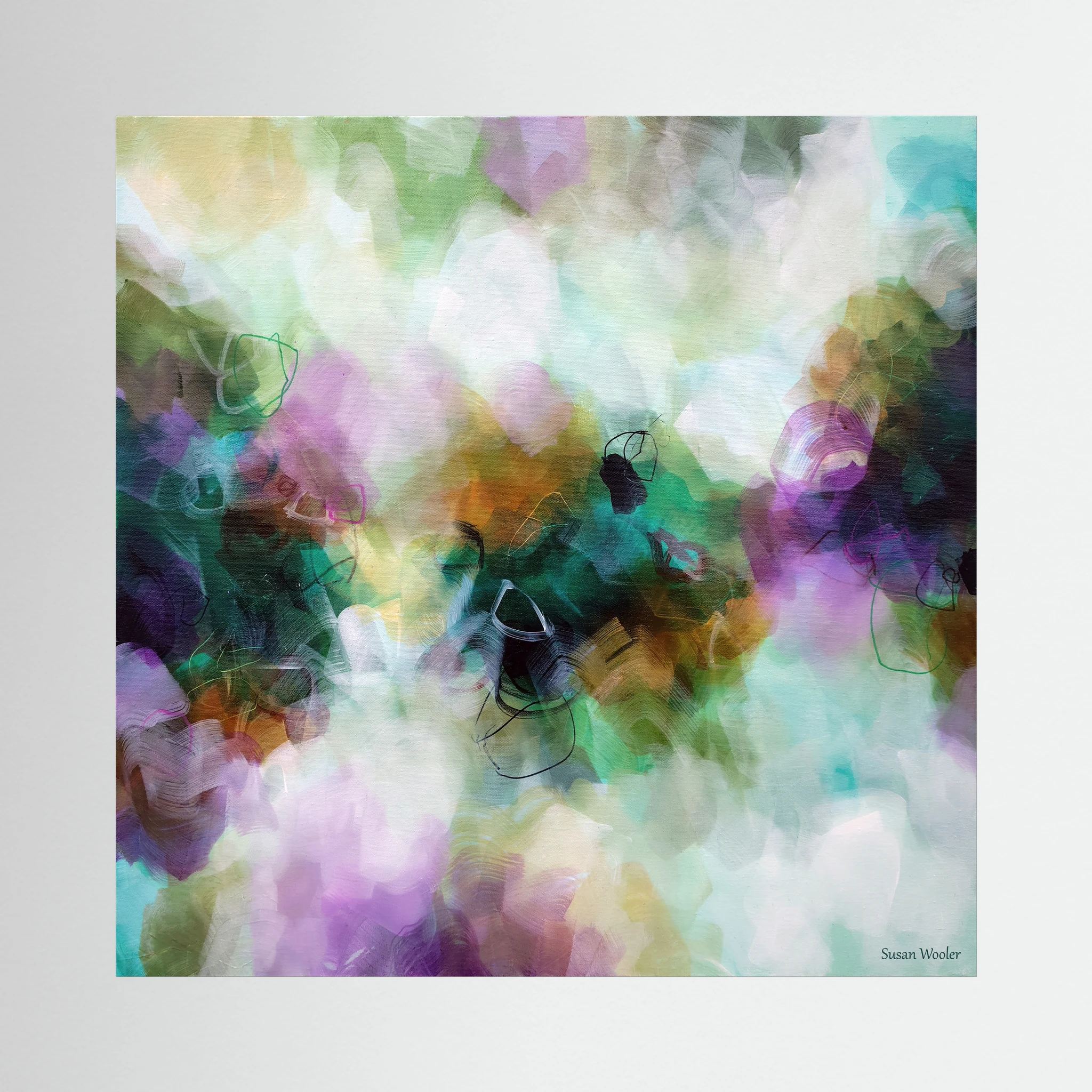 Whispers in the Forest- Framed Canvas Print
