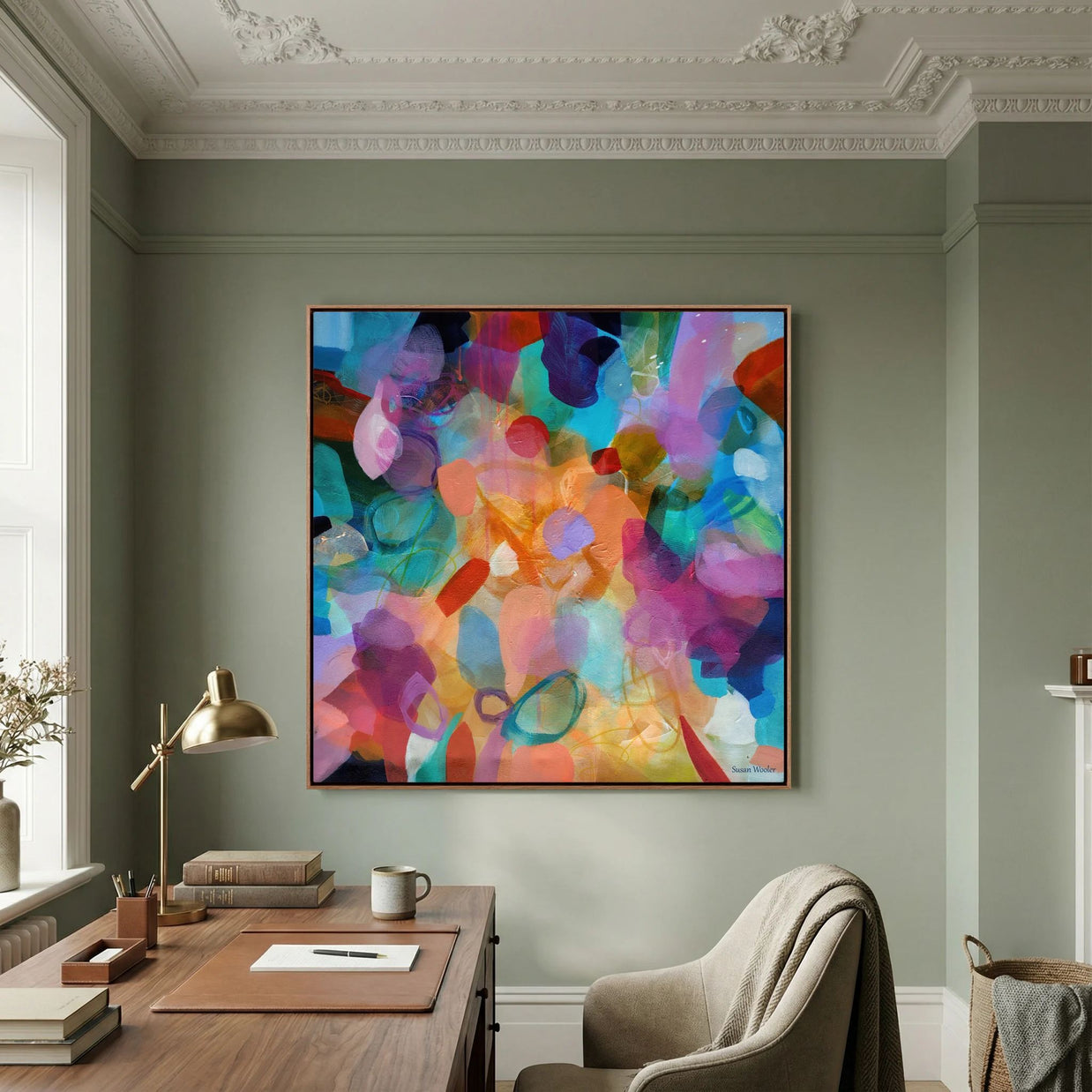 Forgotten Beauty - Framed Canvas Print