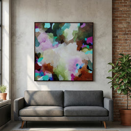 Movement in Colour - Framed Canvas Print