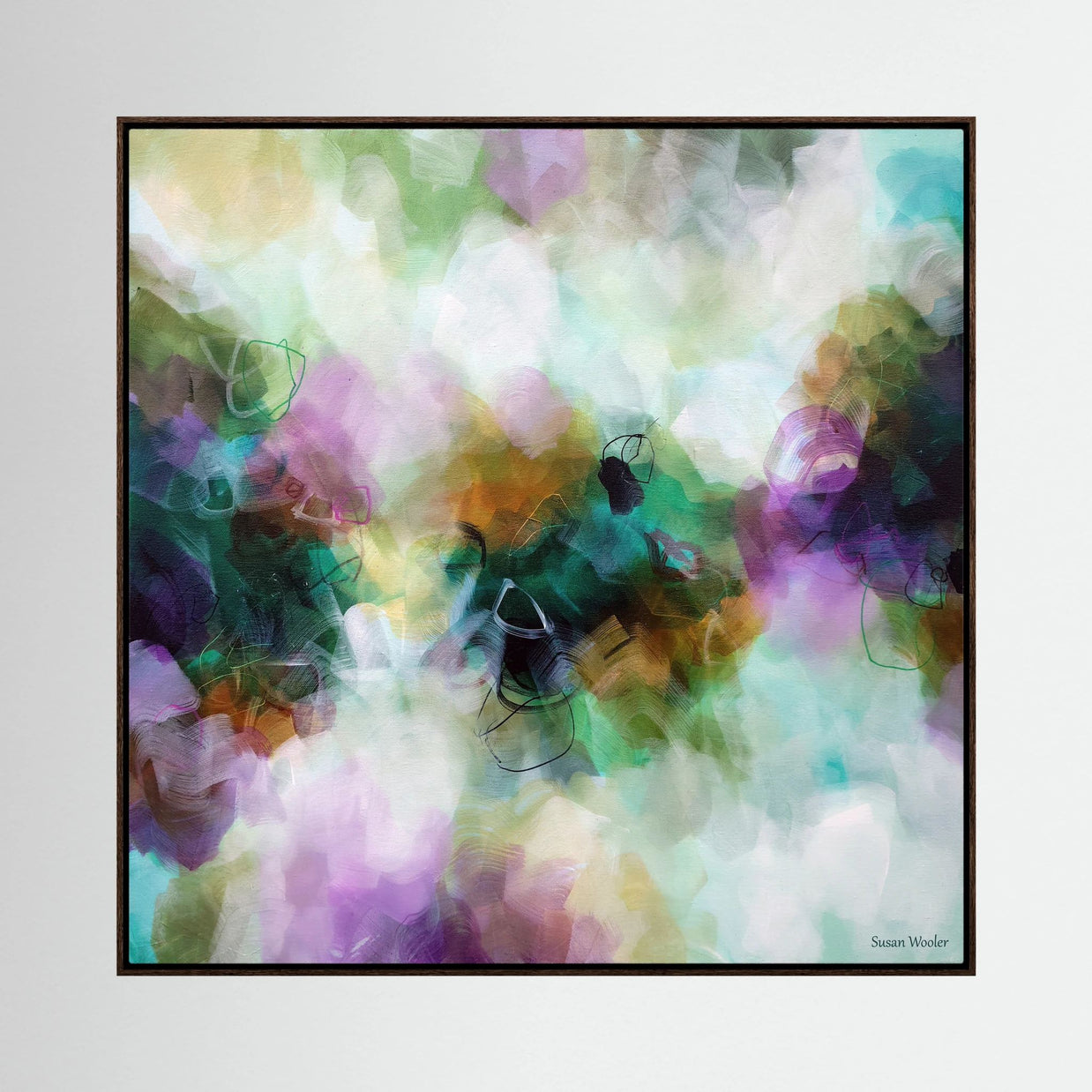 Whispers in the Forest- Framed Canvas Print